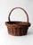 Late 20th Century Vintage Wicker Gathering Basket For Sale - Image 5 of 14