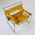 Metal Cognac B3 Chair in Leather and Metal by Marcel Breuer, 1990s For Sale - Image 7 of 11