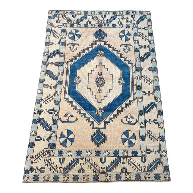 Bellwether Rugs Vintage Oushak Rug - 6'2" X 9'4" For Sale