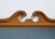 High End Vintage Solid Hard Rock Maple Early American Colonial 48" Swan Neck Pediment Mirror 5085 For Sale - Image 4 of 7