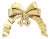 Antique William Spratling Mexican Gilt Sterling Silver Bow or Ribbon Brooch For Sale