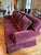 Traditional Contemporary Velvet Sofa For Sale - Image 3 of 8