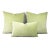 Glant Textiles Symphony Velvet in Leaf Pillow Cover - 20” X 20” Apple Green Textured Velvet Cushion Case For Sale - Image 4 of 4
