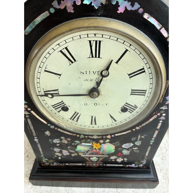 Victorian Mantle Clock For Sale - Image 4 of 8