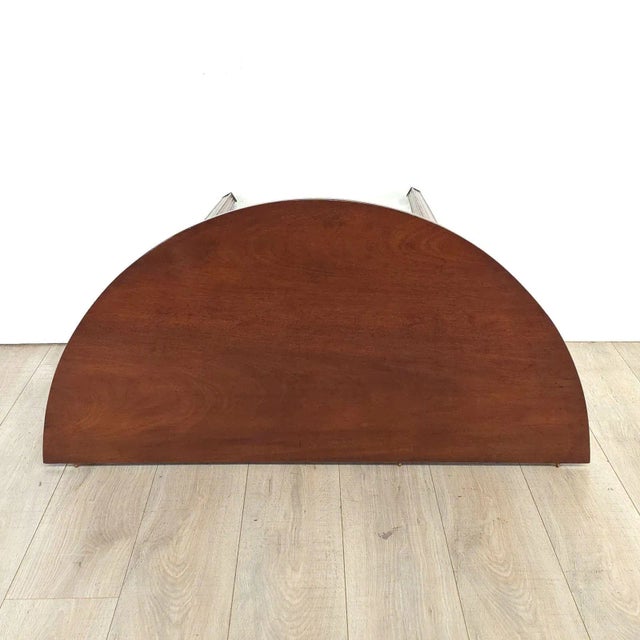 Georgian Demilune Table, England Circa 1800 For Sale - Image 9 of 9