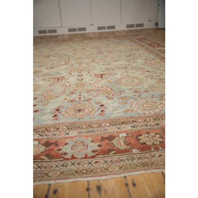 Traditional Vintage Distressed Mahal Carpet - 8'10" X 11'8" For Sale - Image 3 of 12