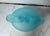 Westmoreland Glass Vintage Westmoreland Blue Satin Glass "Kissing Doves" Covered Candy Dish For Sale - Image 4 of 11