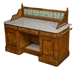 Aesthetic Movement Walnut Washstand