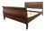 Ethan Allen Medallion Collection Cherry Sleigh Bed - Queen Size For Sale