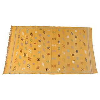 Moroccan Rug- 4' X 6'4'' For Sale