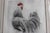 1990s 1990s Sandy Scott Signed Etching Rooster Chicken Limited Edition Framed Art Dominick For Sale - Image 5 of 7