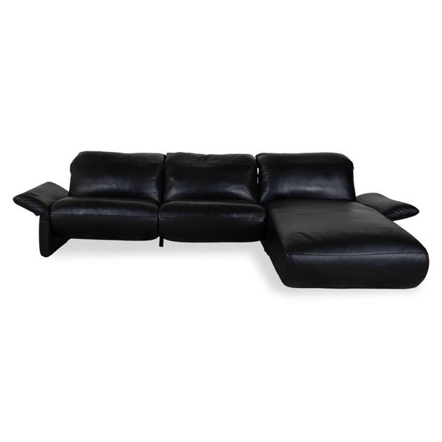 Elena Corner Sofa in Black Leather from Koinor For Sale - Image 18 of 18