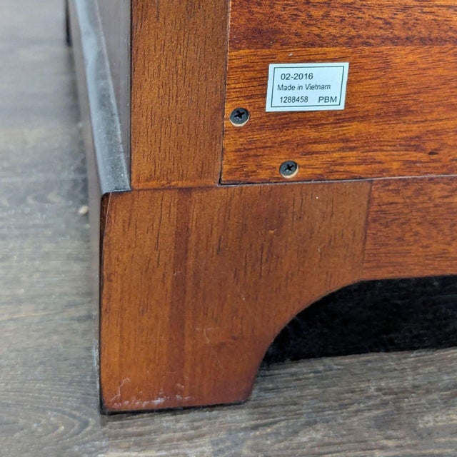 Wood Pottery Barn Torrens Bar Cabinet For Sale - Image 7 of 11