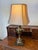 Mid 20th Century Vintage Stiffel Turned Brass Table Lamp For Sale - Image 5 of 12