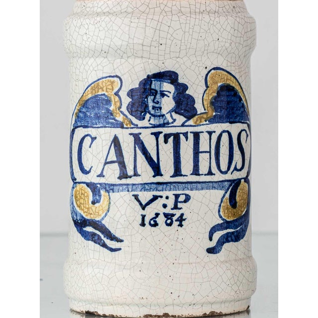 Crafted from a Renaissance revival albarello, Canthos is a unique table lamp transformed from a 19th-century Italian...