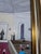 Charming Primitive Interior scene of the Main Street New Hope Pennaylvania Church by local artist John Loeper. Golden Door...