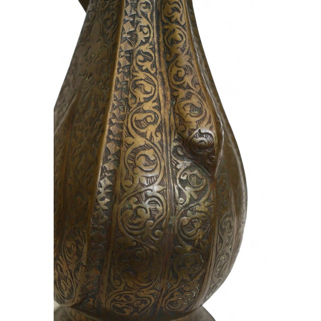Antique Islamic Teapot in Brass Bukhara, 1900s For Sale - Image 10 of 14