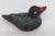 Duck Miniature Ceramic Figurine Hand Painted Green Blue Feathers Red Bill 4522b For Sale - Image 11 of 12