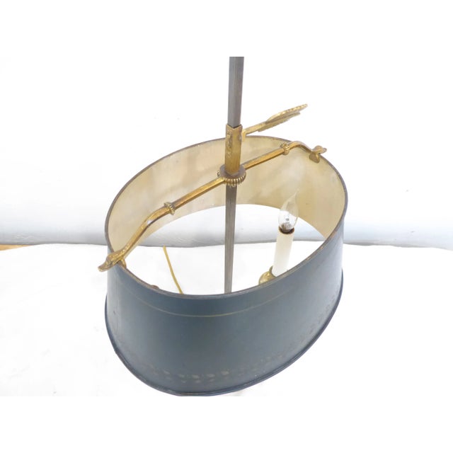 French Antique French Bronze Bouilotte Lamp For Sale - Image 3 of 5
