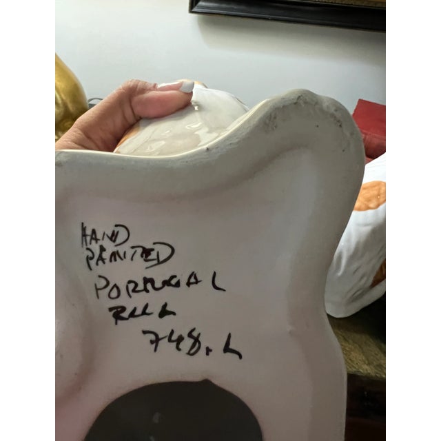 Vintage Staffordshire Brown and White Dogs a Pair For Sale In Jacksonville, FL - Image 6 of 8