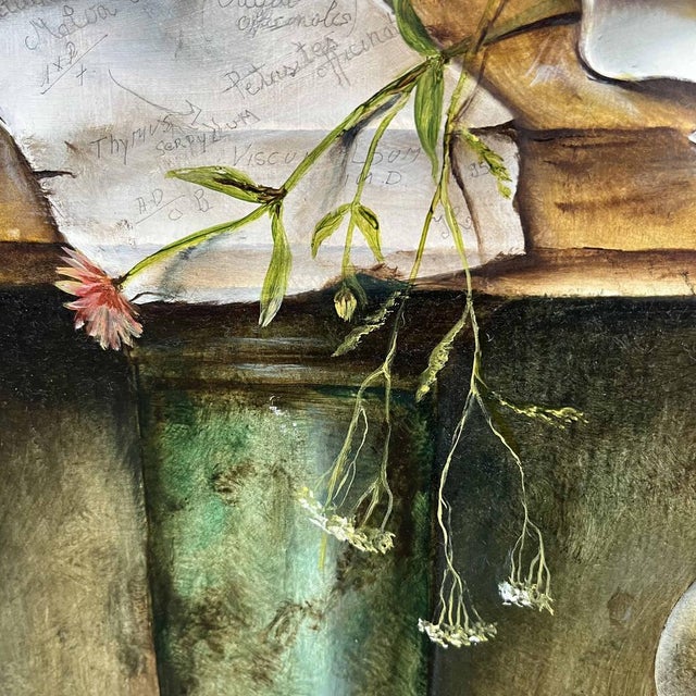 Joseph Laureys, Surrealist Scene, 1970s, Oil on Panel For Sale - Image 17 of 18