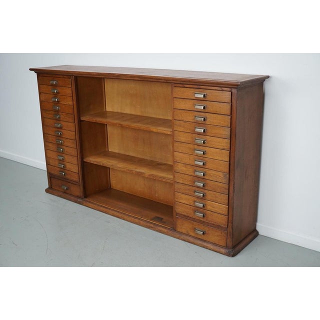 Vintage Dutch Oak Apothecary Cabinet, 1950s For Sale - Image 6 of 18