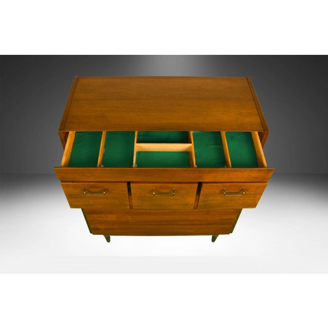American of Martinsville HighBoy Dresser Chest Mid-Century Modern For Sale In Baltimore - Image 6 of 16