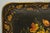 Antique French Country Tole Metal Hand Painted Floral Large Serving Platter Tray For Sale In Philadelphia - Image 6 of 15