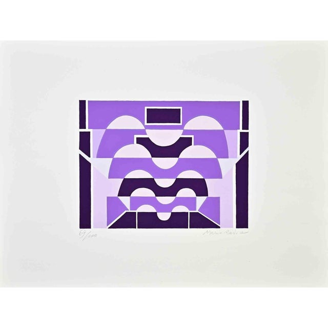 Mario Radice, Beauty, Screen Print, 1964 For Sale - Image 3 of 3