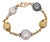 Mid 20th Century South Sea and Akoya Pearl With Gold Beads 18k Gold Station Bracelet For Sale