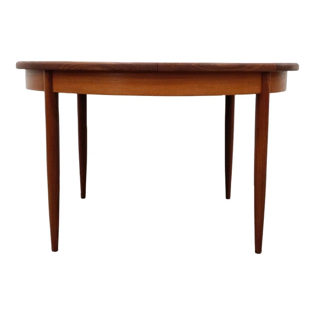 Vintage Mid Century Modern Teak Extendable Dining Table by G Plan For Sale