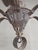 Antique Punched Tin Six-Arm Candle Chandelier, New Mexico, Spanish Colonial Style For Sale - Image 10 of 16