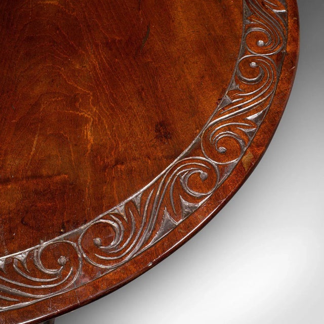 Brown 1800's Antique Display Table For Sale - Image 8 of 10