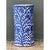 Late 20th Century Vintage Blue and White Ceramic Umbrella Stand For Sale - Image 5 of 12