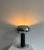 Metal Vintage Italian Table Lamp in Chrome and Black Lacquered Metal, 1960s For Sale - Image 7 of 7