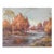 Mid 20th Century Impressionist Autumn River Landscape Painting For Sale