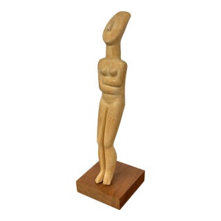 Metropolitan Museum of Art Cycladic Statuette of a Woman For Sale