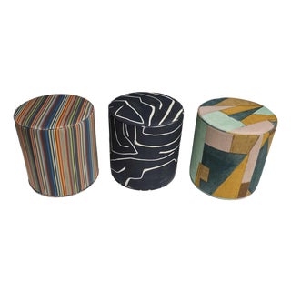 Custom Ottomans or Stools For Sale