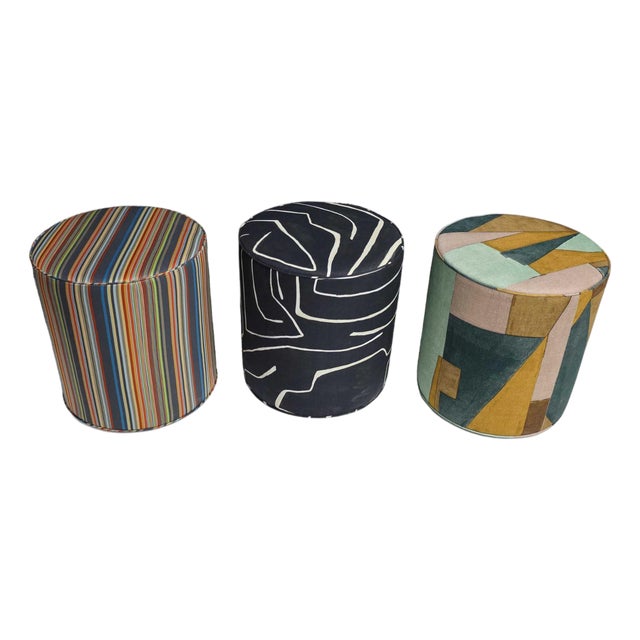 Custom Ottomans or Stools For Sale