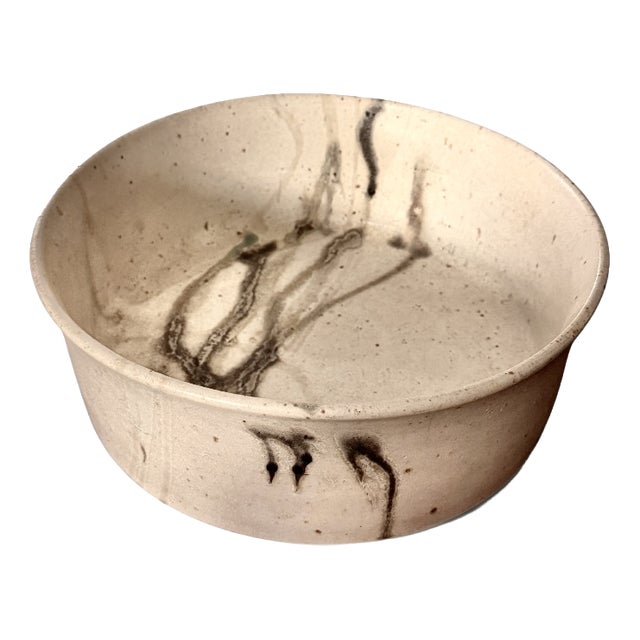 Vintage Danish Stoneware Bowl, 1960s For Sale