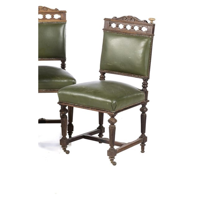Romantic Chairs, 19th Century, Set of 4 For Sale - Image 3 of 8