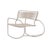 Not Yet Made - Made To Order Brown Jordan Walter Lamb Rocking Chair, Dove frame with Pebble fabric For Sale - Image 5 of 12