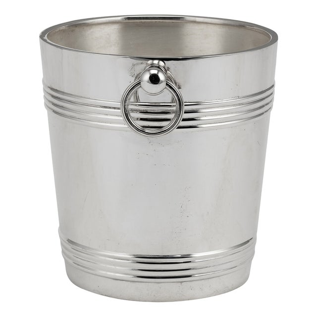 20th Century French Silver Plated Wine Cooler by Christofle, 1950s For Sale