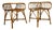 Bamboo Bedside Tables, 1960s, Set of 2 For Sale