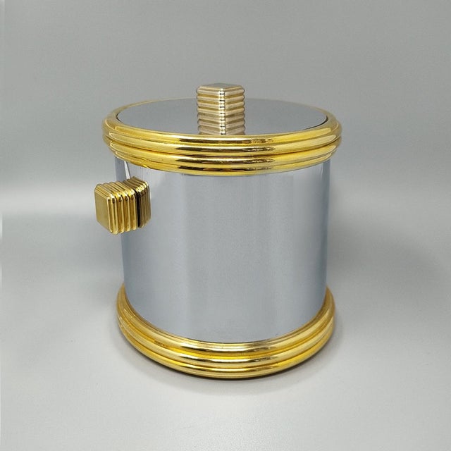 Mid-Century Modern Vintage French Ice Bucket from Lancel, 1960s For Sale - Image 3 of 10
