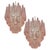 Glass Pink Petal Chandeliers, Murano, 1990s, Set of 2 For Sale - Image 15 of 15