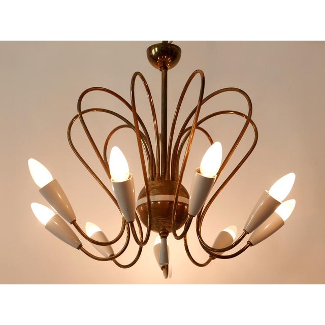 Mid-Century Modern Sputnik Pendant Lamp, 1950s For Sale - Image 10 of 18