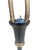Vintage Gerald Thurston for Lightolier Gooseneck Black and Gold Floor Lamp For Sale - Image 12 of 13
