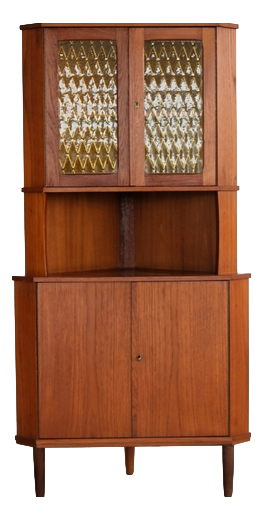 Vintage Danish Display Cabinet, 1960s