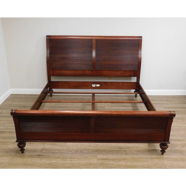 Ethan Allen British Classics King Sleigh Bed Chairish